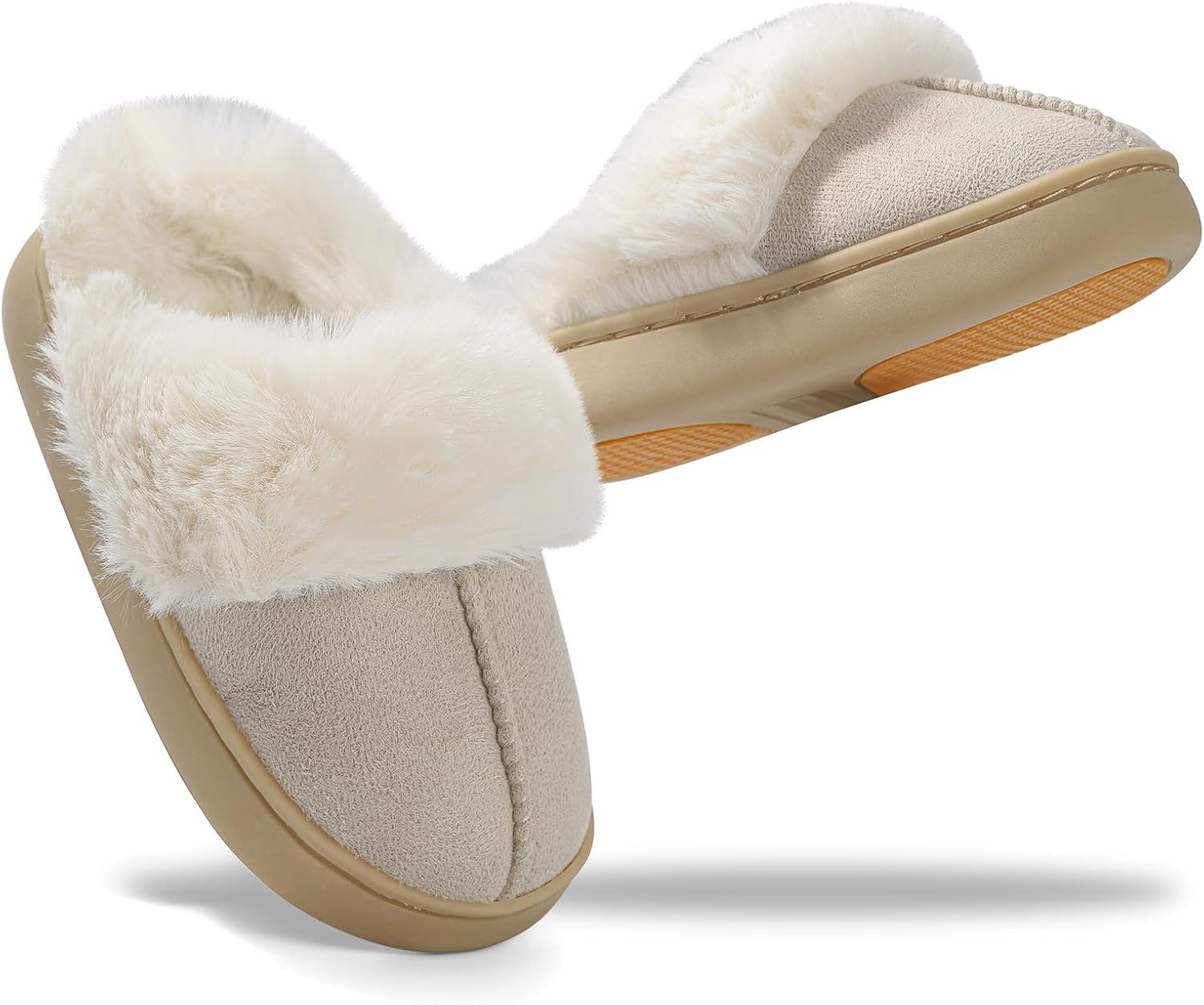 LACOFIA Boys' Girls' Slippers Kids Fluffy Slippers Non-Slip Comfy Children Winter House Shoes Warm Indoor Sliders 4 61IsVsC47 L. AC SL1500