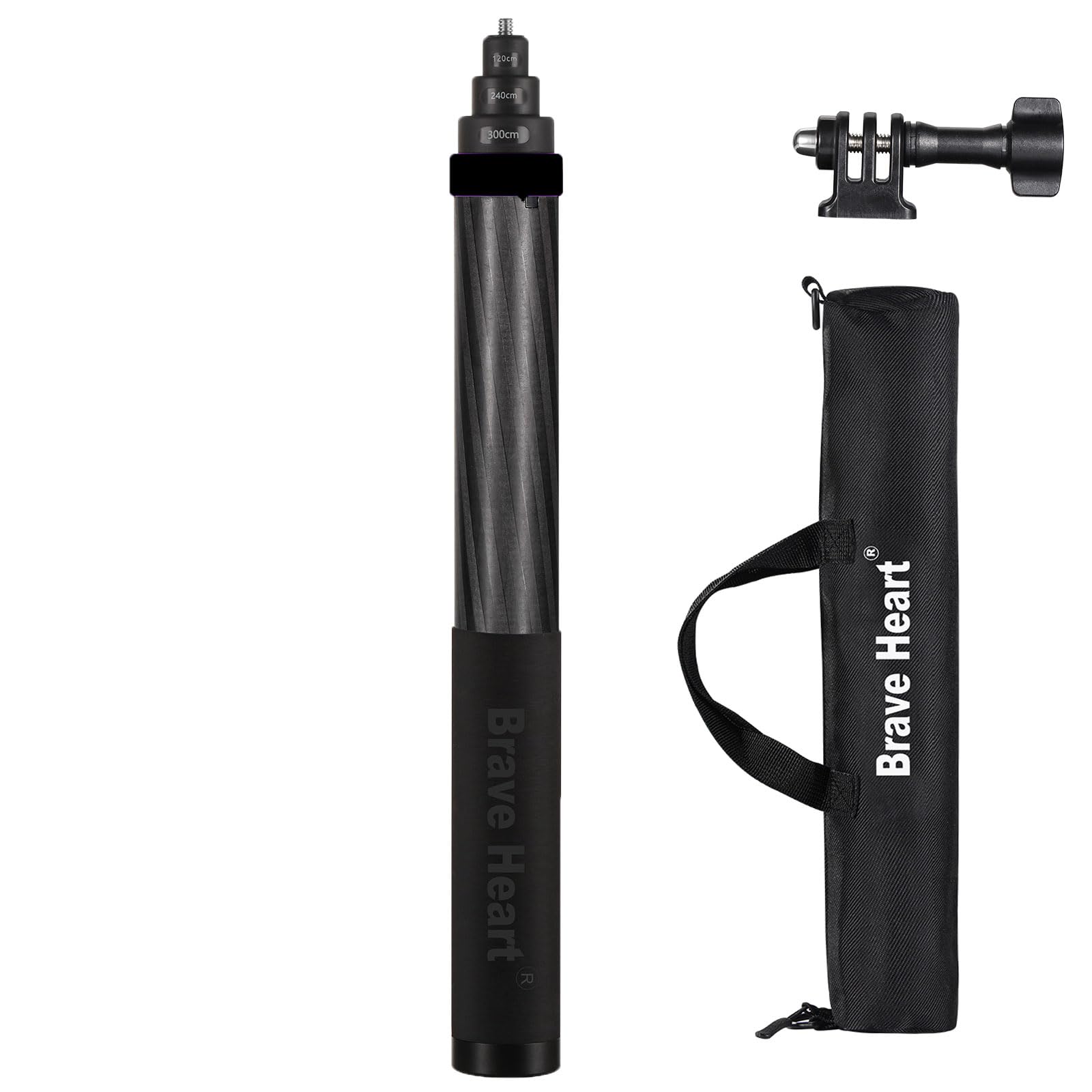 Selfie Stick 3m 2024 Selfie-Stick Für Insta360 ONE X4, X3, R, RS, X