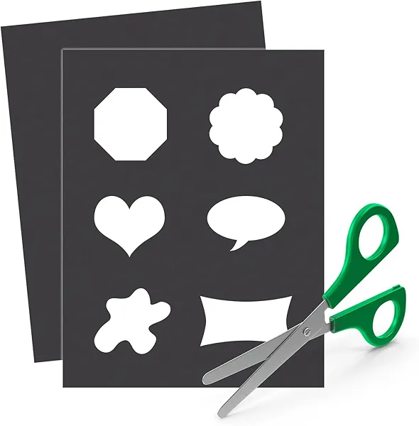 Yamsop 20 Pack Magnetic Sheets for Die Cuts 5 x 7 Inch, Non-Adhesive Flexible Magnet Sheets for Crafts, Photos, Pictures, Storage, Refrigerator
