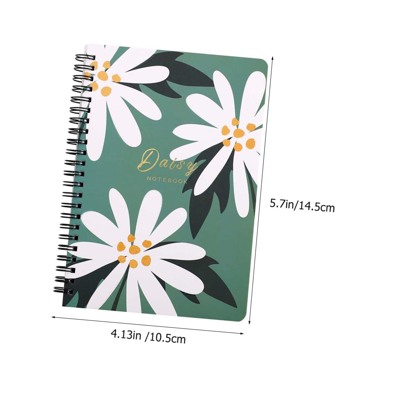Housoutil 4 Pièces Cahier Spirale Floral Lot de Notebooks pour Prise de Notes pour Étudiants et Pages Lignées et Pratiques