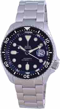 RATIO FreeDiver Orologio Subacqueo Uomo, Automatico Giapponese NH35, Vetro Zaffiro, 200m, Acciaio 316L
