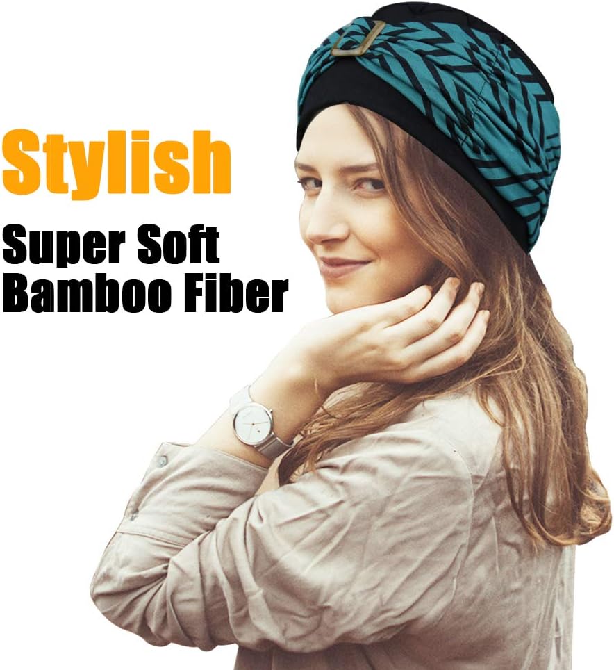 Chemo Turban Headwear Beanie Hats for Women – Soft, Stylish, Warm - Image 4