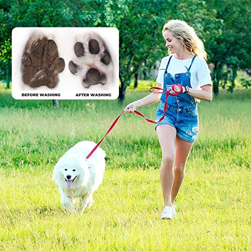 3 in 1 Pack of Dog Paw Cleaner+Portable Dog Bowl+Pet Drying Towel Dog Walking Set Dog Paw Washer with Collapsible Dog Bowl - Image 5