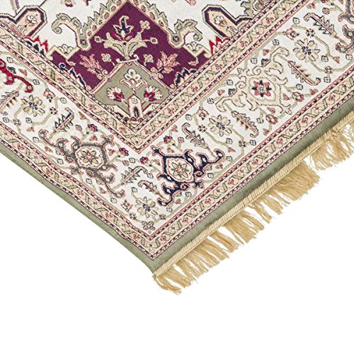 WEBTAPPETI Klassisch Top Preis Guenstig Teppich Orient Teppiche RUBINE 304-VERDE 140X190 – Bild 3