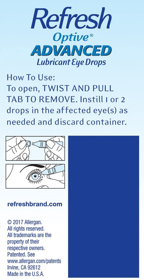 Refresh Optive Adv Pf Eye Size 30ct Refresh Optive Advanced Preservative Free Eye Drops