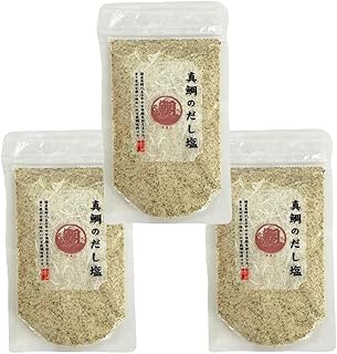 だし塩 真鯛 出汁塩 真鯛のだし塩 1袋×3 国産 まだい 塩 調味料 しお ソルト 万能調味料 調味塩 和風料理 はぎの食品 だしの素 天ぷら塩 お吸い物 などに使用