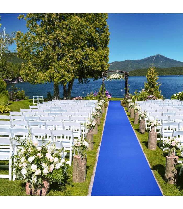Zora Carpet Runner for Home Plain Royal Blue Carpet Wedding, Ceremony,Exhibition,Stage Party, Decoration,Bollywood Awards Function & Living Carpet Size - 5 X 125 Ft (B0CZLL7XCJ) Amazon Price History, Amazon Price Tracker