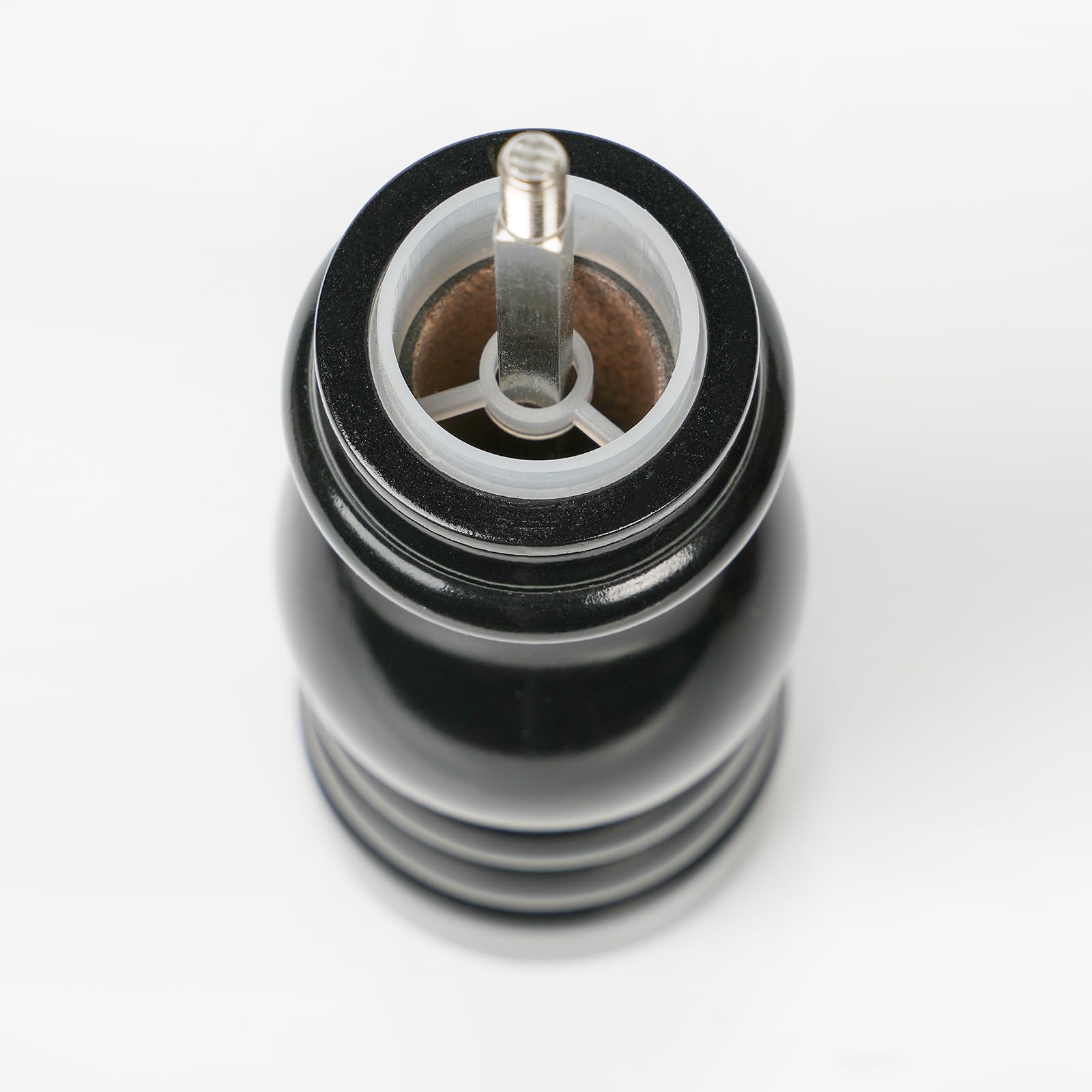 Glios Black Wooden Salt Hand Mill-Grinder 18 Cm-7.08 inch