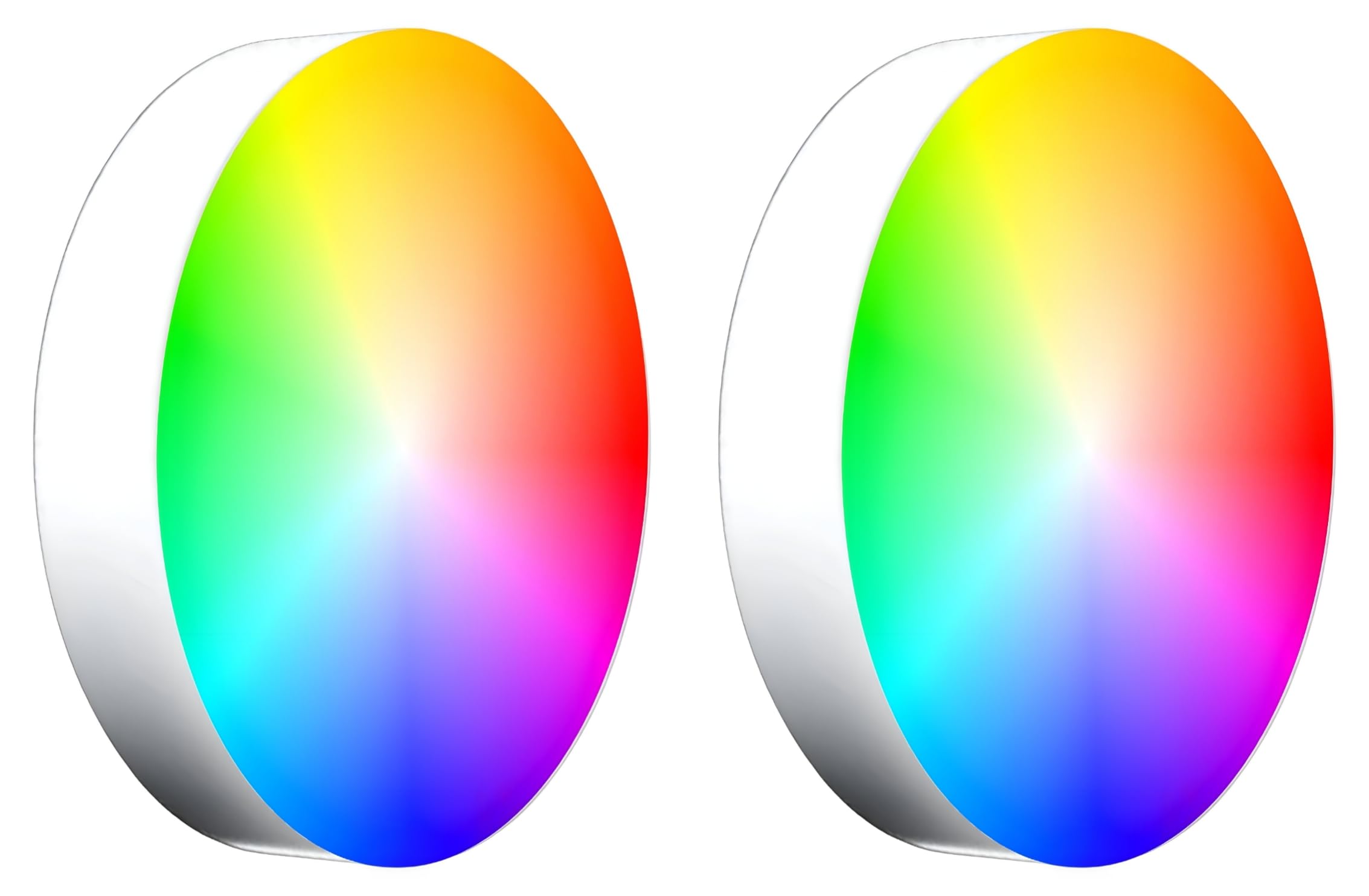 MVL 9 Watt 7 in 1 Multicolour Rimless Surface Penal Downlight LED (Red/Pink/Blue/Yellow/Violet/Green/Sky Blue/White) Pack of 2-image-25