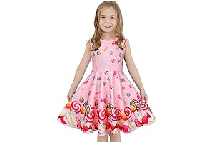 Adorable Unicorn Mermaid Dress for Little Girls