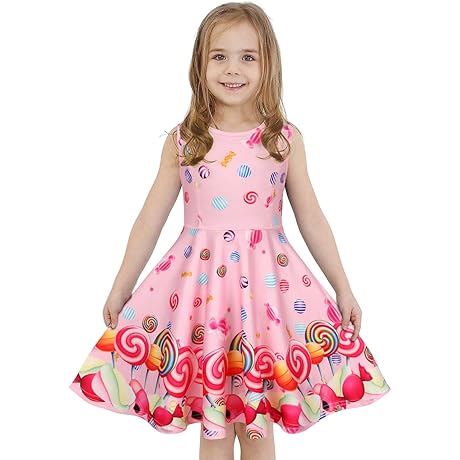 Adorable Unicorn Mermaid Dress for Little Girls