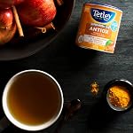 Tetley Super Herbal Antiox Thé : Pomme, Cannelle & Curcuma Thé Antioxydant avec Vitamine C - 20 Sachets, 40 Grammes, Naturellement Sans Caféine