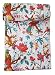 Handicrunch Bird Print King Size Kantha Quilt White, Kantha Blanket, Bed Cover, King Kantha bedspread, Bohemian Bedding Kantha Size 90 Inch x 108 Inch