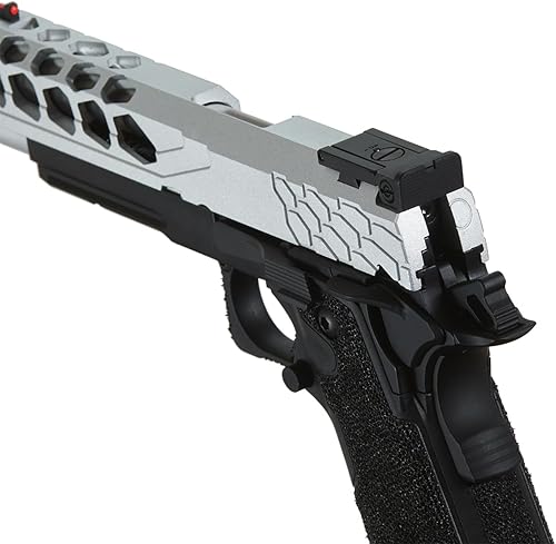 Vista 63 de Lancer Tactical Pistola Airsoft STRYK Hi-Capa 5.1/4.3 Full Metal Gas Blowback 330 FPS Negro