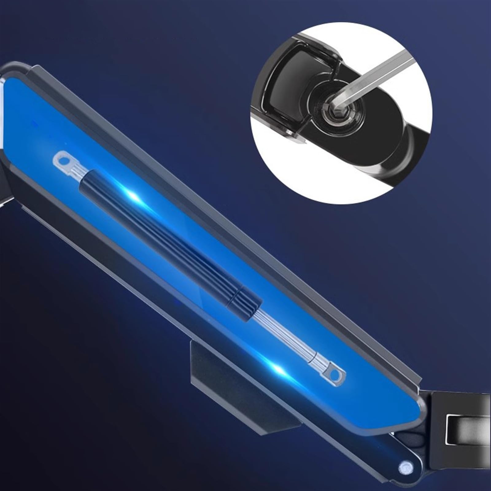 Supporto da tavolo for monitor triplo in metallo | Supporto da scrivania for 3 monitor con bracci con molla a gas for una comoda posizione di lavoro