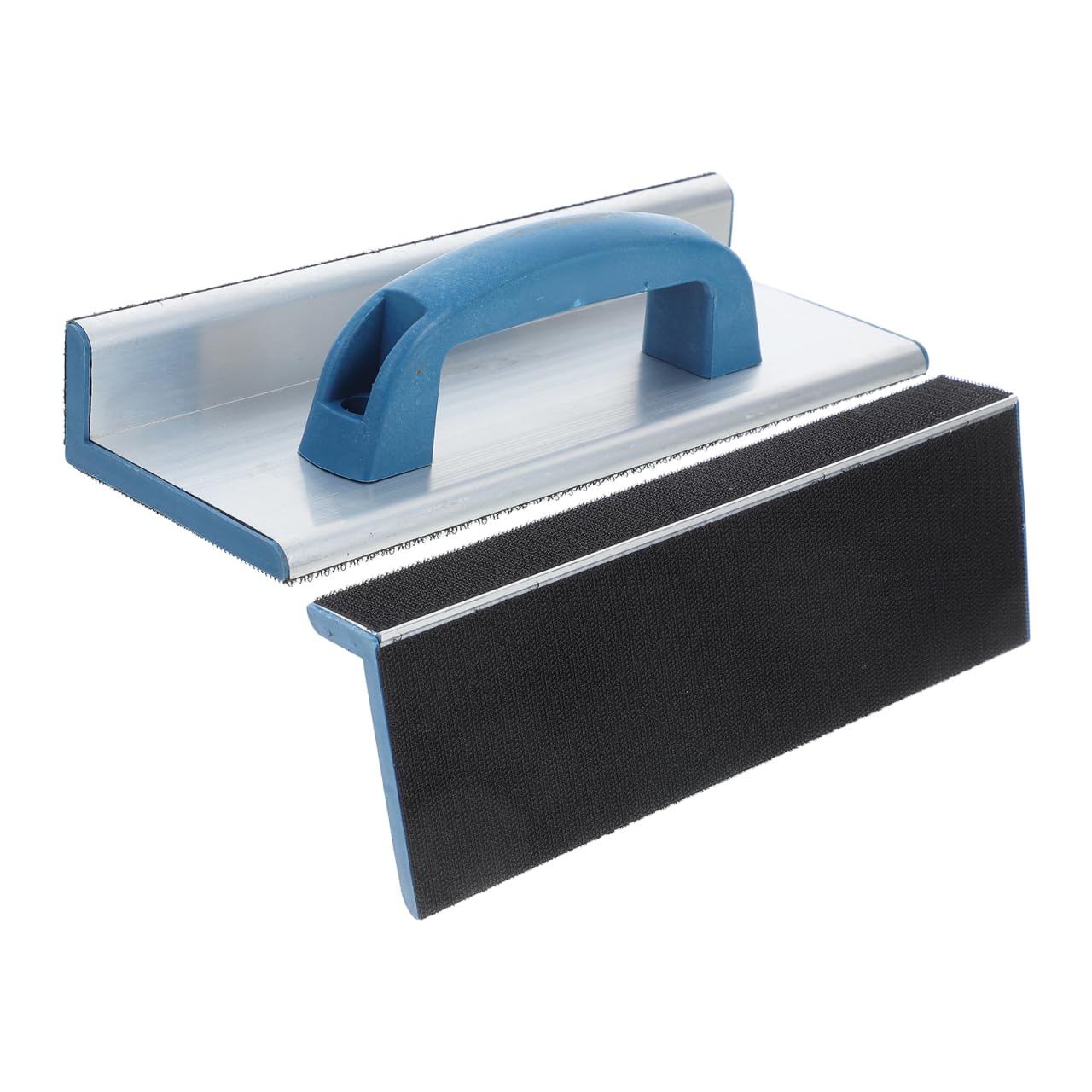 HOMSFOU Soporte De Papel De Lija Con Mango Marco Autoadhesivo Para Lijado De Esquinas Y Paredes Herramienta Manual Para Superficies Planas Y Contorneadas 2 Piezas 9.84X3.54X2.36 Pulgadas