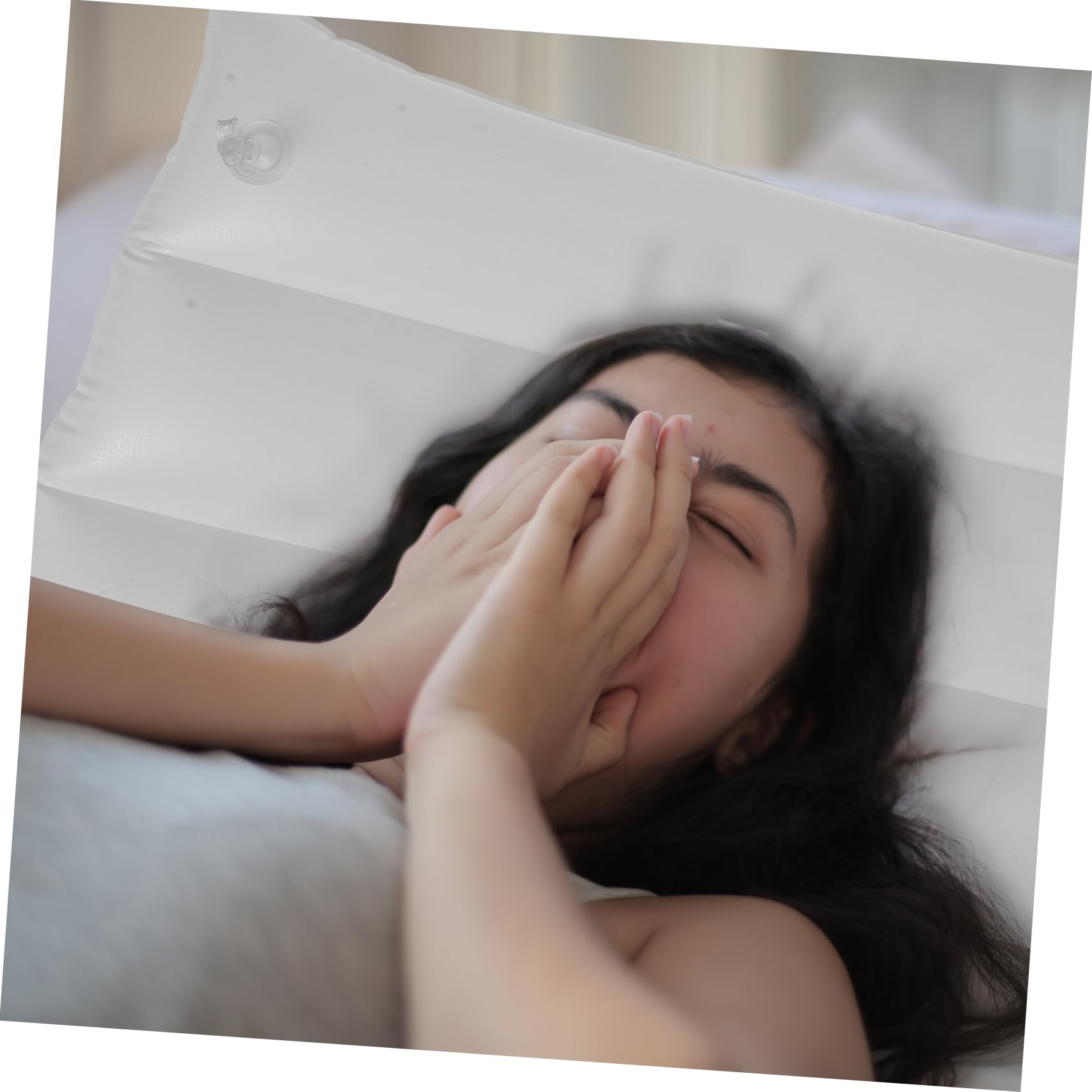 SOESFOUFU Inflatable Pillow for Leg Flip Outdoor Air Pillow for Comfortable Sleep Portable Lightweight Travel Pillow