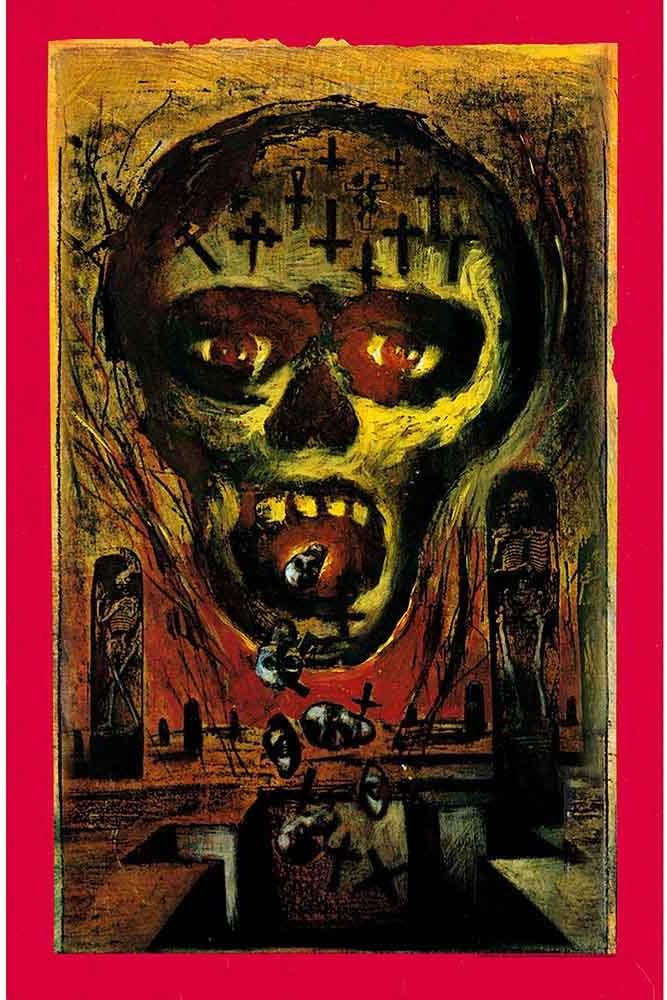 Slayer Seasons In The Abyss Band Logo Official Textile Flag 70Cm X 106Cm Size One size