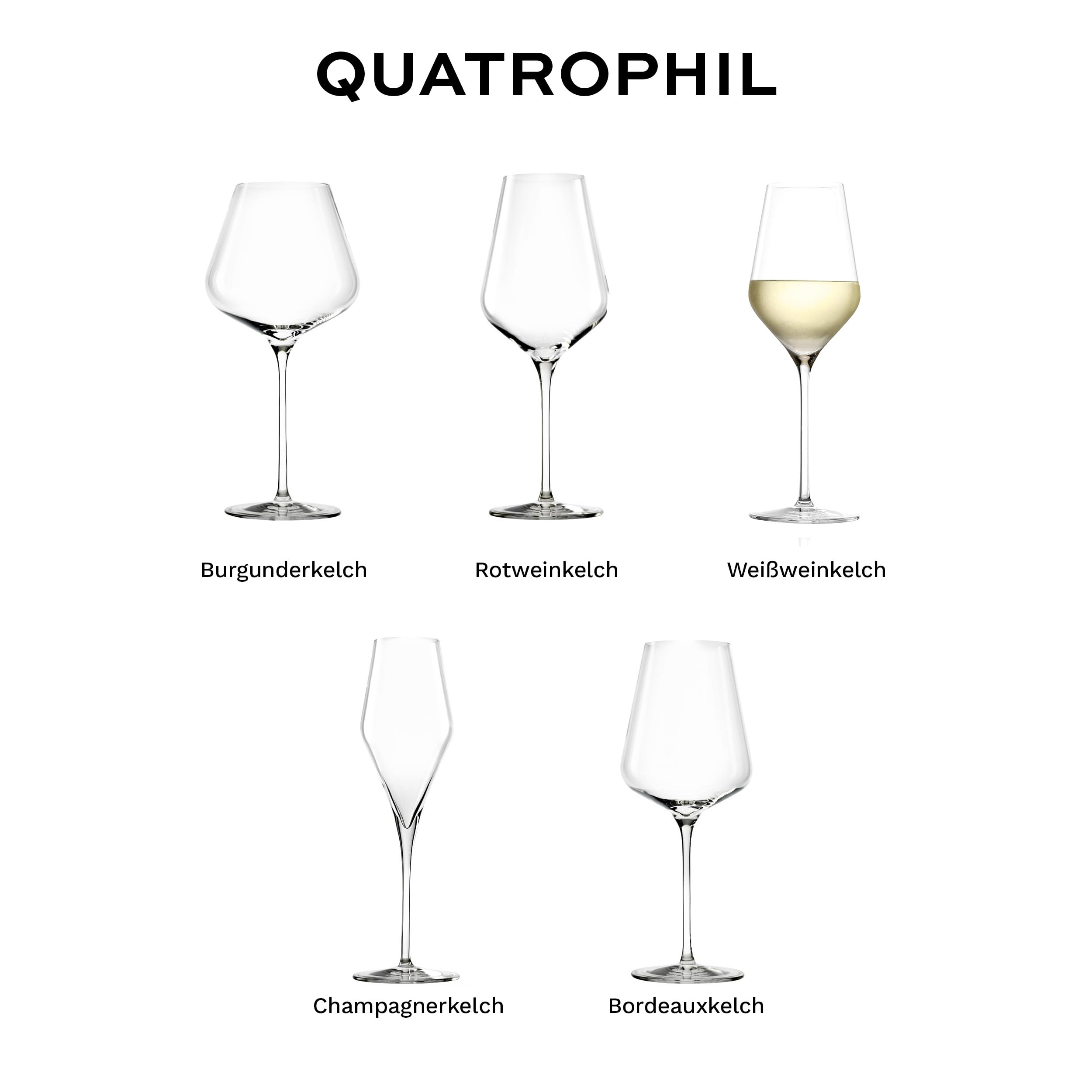 Stölzle Lausitz Weißweingläser Quatrophil 2er-Set – Hochwertige Weingläser ideal für Weißwein & Aperitif – Eleganter Weißweinkelch aus Kristallglas – spülmaschinenfest & Made in Germany – Bild 7