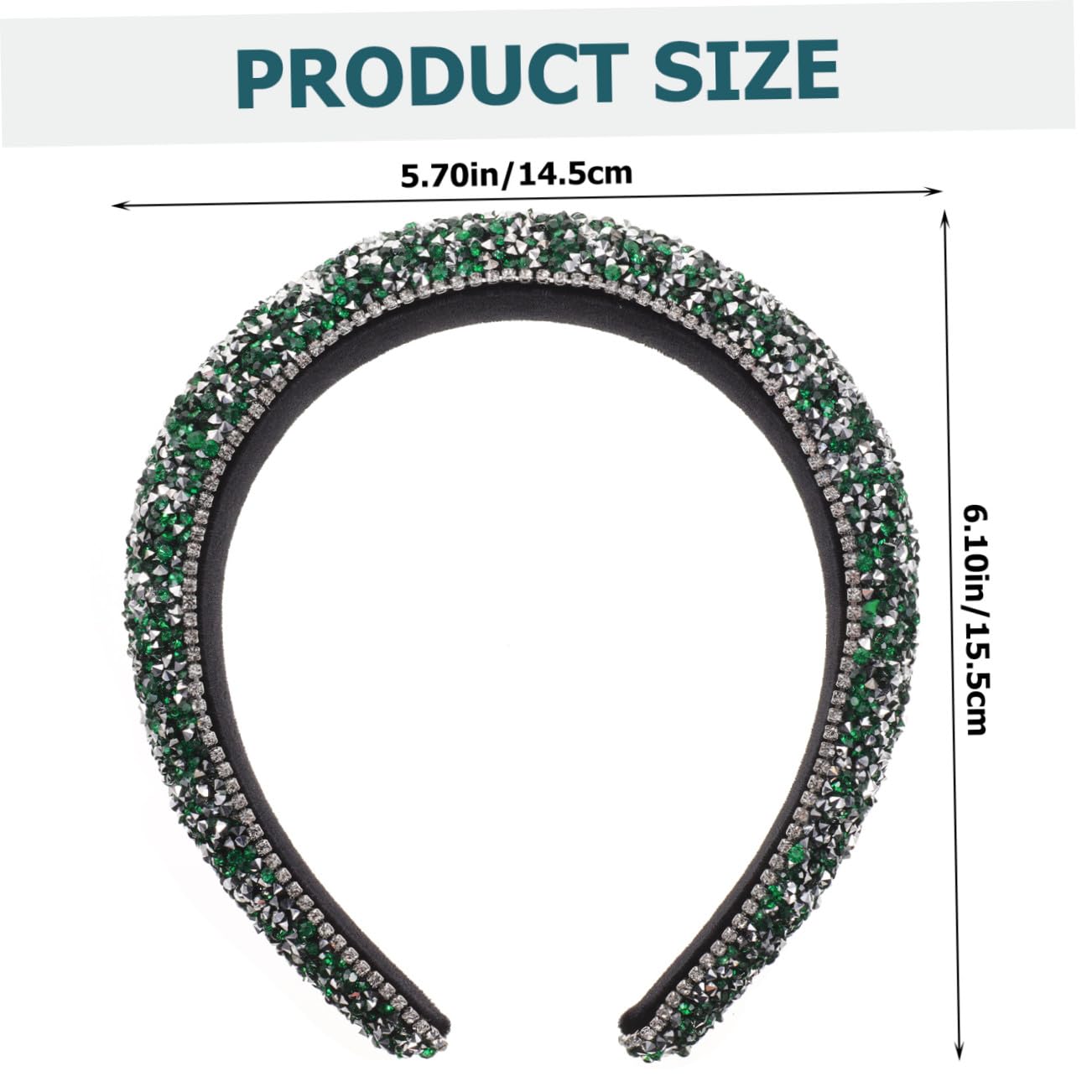 FRCOLOR 5 Diademas Exquisitas con de Imitación Accesorio de Moda para Mujer Banda para El Cabello para Uso Diario.