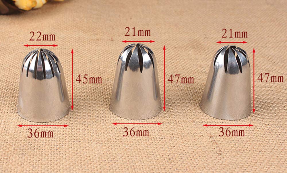 100 Pièces Douilles Poche À Douille Patisserie Douille Inox