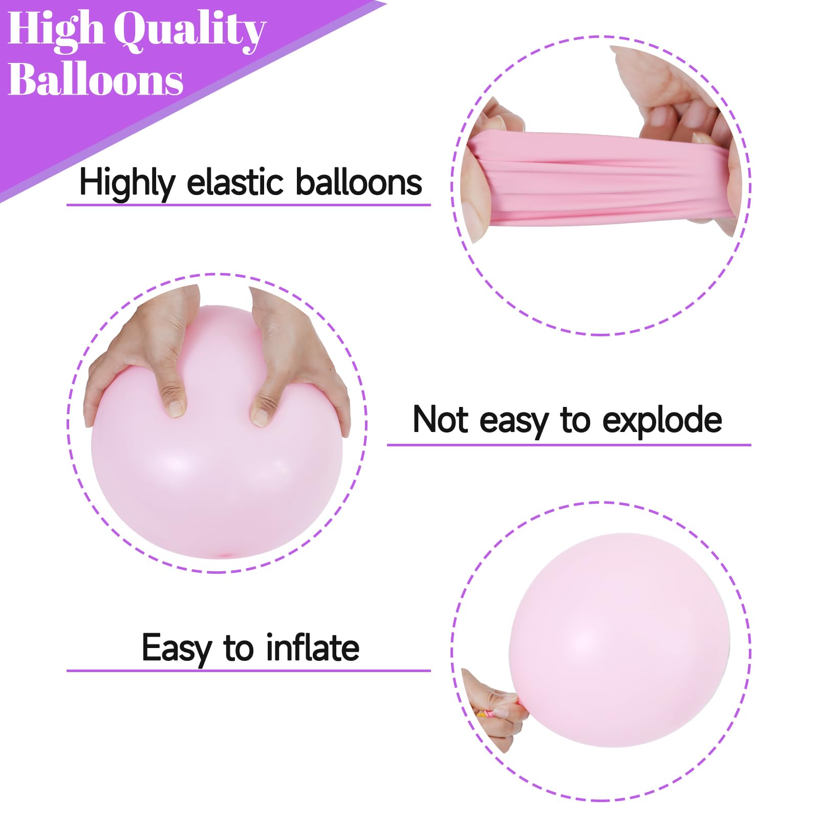 Pink & Purple Balloons - Party Decorations -4 Pink & Purple Balloons - Party Decorations -4