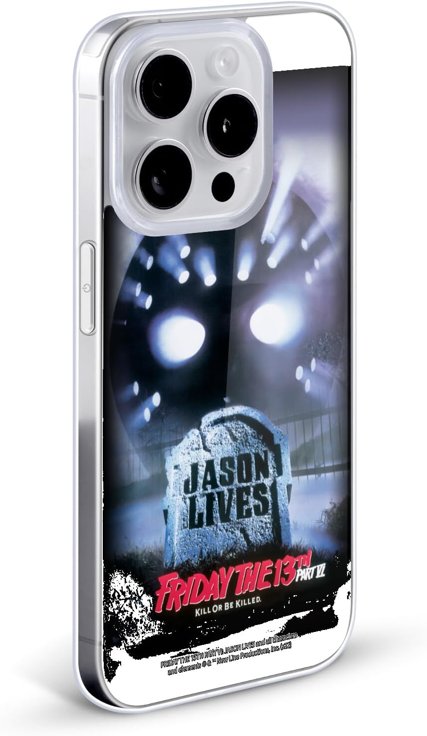 Head Case Designs Officially Licensed Friday the 13th Part VI Poster Jason Lives Key Art Gel Case [Military Grade Protection] Compatible with Apple iPhone 13 Pro Max and Compatible with MagSafe image 2