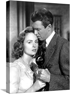 ART.COM Stretched Canvas Print It's a Wonderful Life, Donna Reed, James Stewart, 1946, 12" x 16"