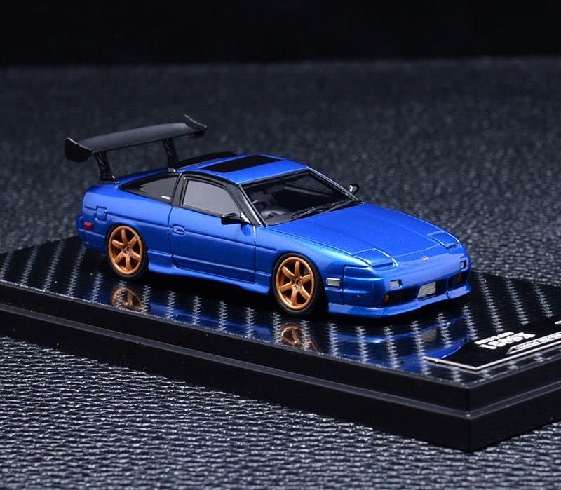Amazon | 1/64 ERROR 404 ニッサン nissan 180SX 青 GTウィング