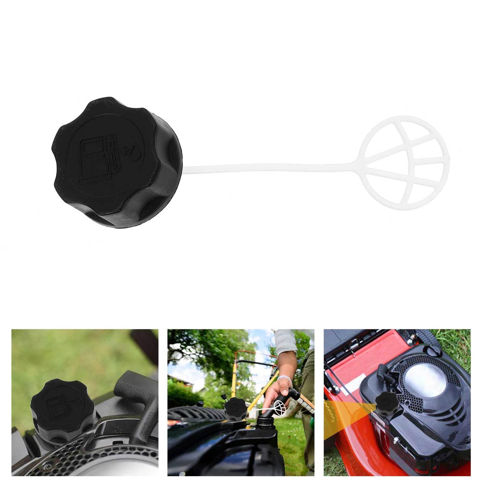 Tapa Depósito Aceite para Desbrozadora Cortacésped Motosierra Repuesto Accesorio Compatible con Múltiples Herramientas de Jardín