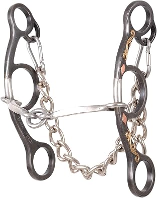 Diamond Short Shank O Ring Square Snaffle Bit