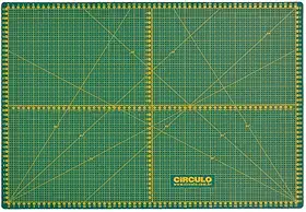 Base Para Corte De Tecidos Verde 60Cm X 45Cm Círculo