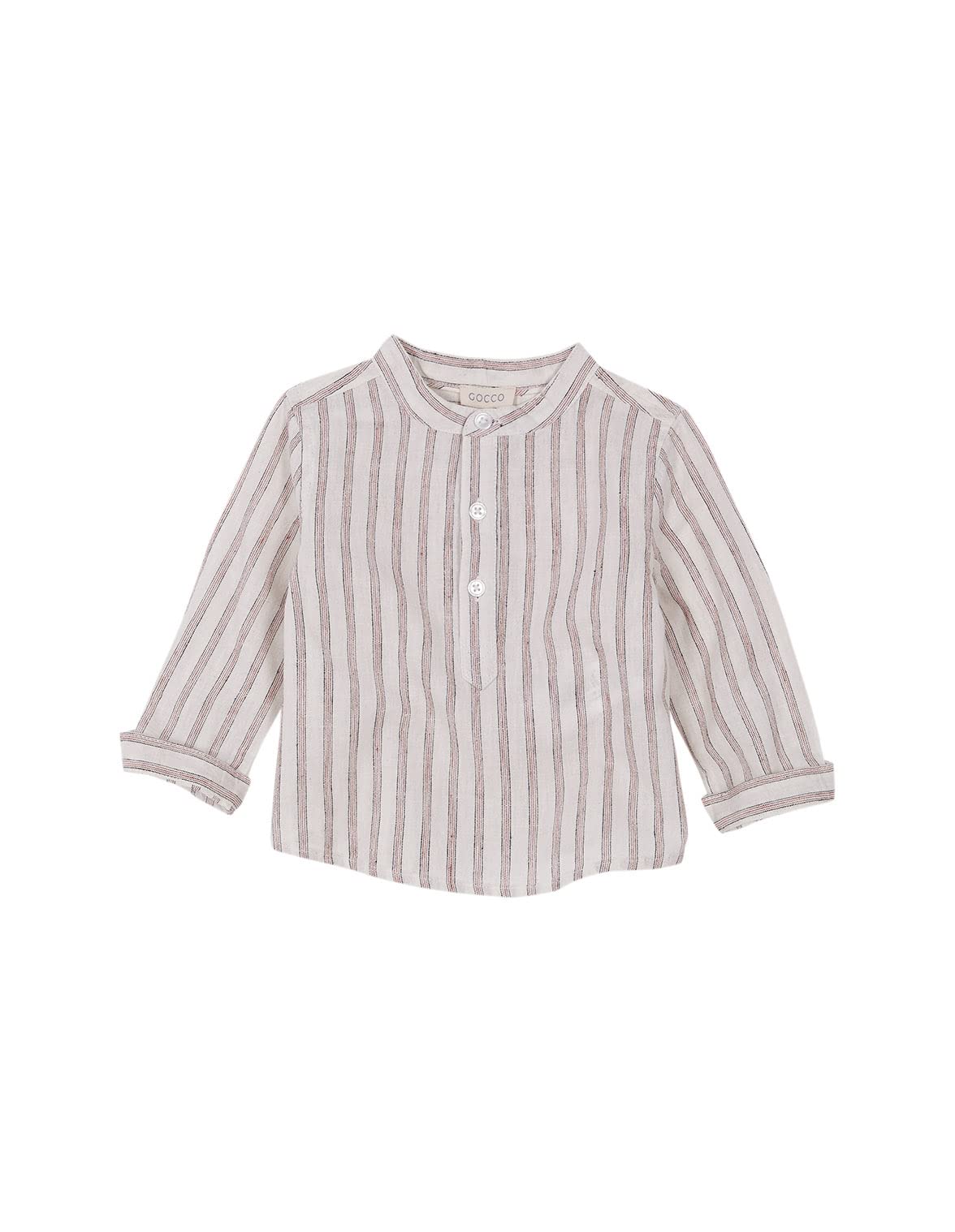 Gocco Camisa Rayas Marsala Bebés