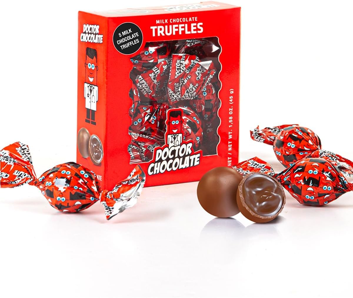 DR Chocolate Truff – Hazelnut Cream Filled Chocolate Truffle | Smooth & Creamy Texture | Premium Quality Gift | 45g by Valonia