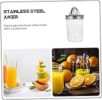 Vista 5 de Exprimidor manual de acero inoxidable, exprimidor de mano, exprimidor de cítricos, fácil de limpiar para la familia