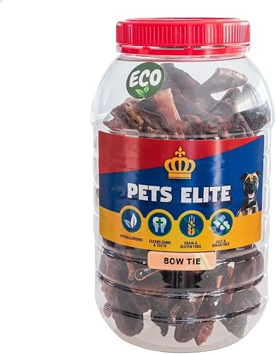 Pets Elite Beef Bow Tie Treats