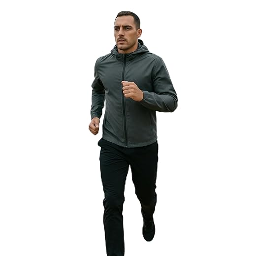 Jaqueta Blusa Masculina Corta Vento Resistente A Água Capuz Forrado