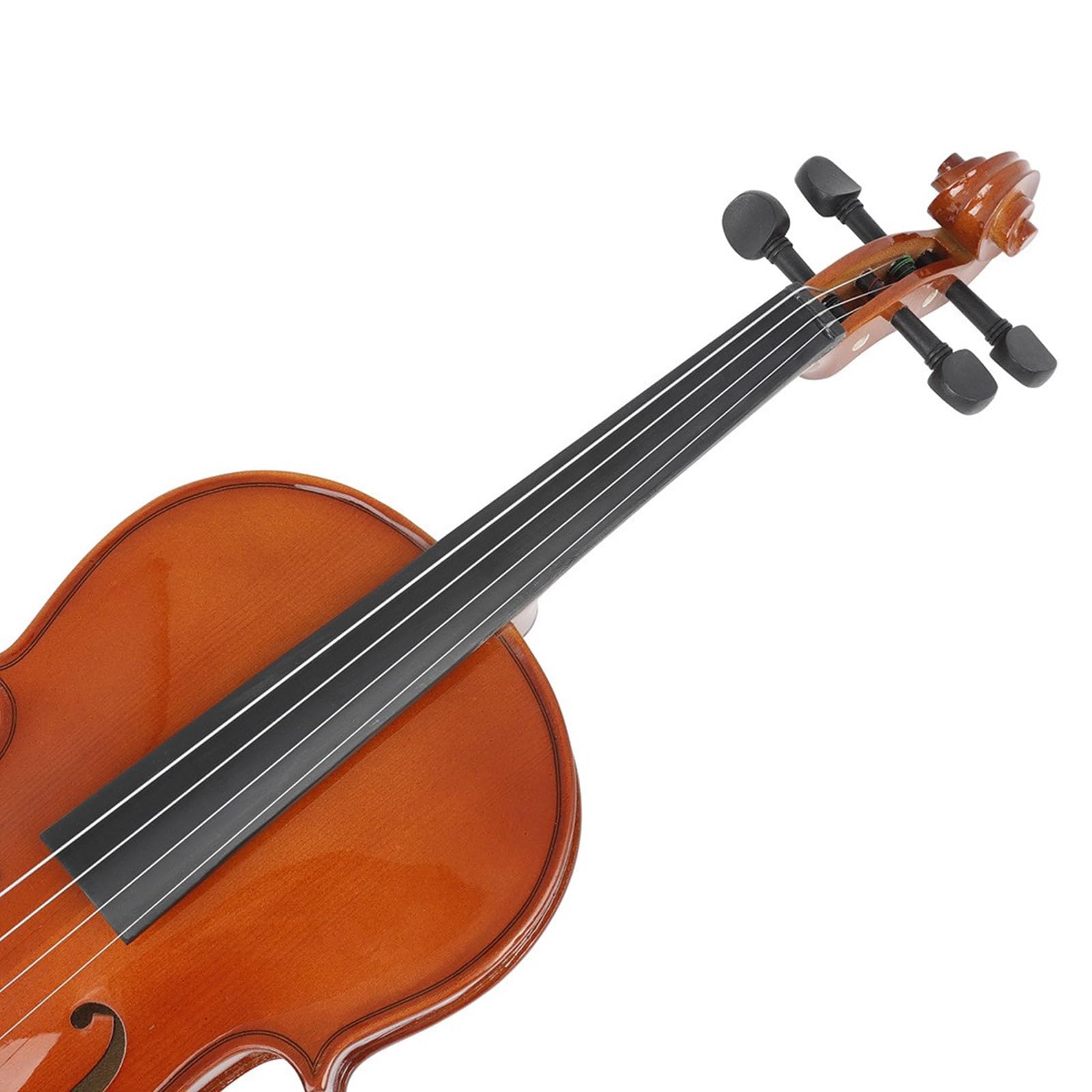 Viola acustica 4/4 con archi e custodia per il trasporto in abete massello pannello in legno naturale viola strumento musicale a corde