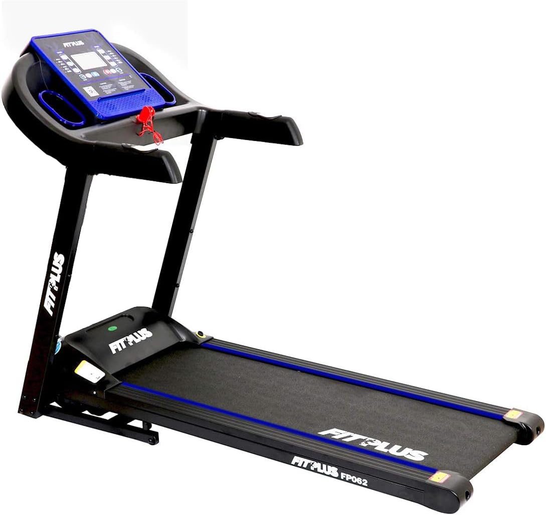 FP062 1.5HP (2HP Peak Power) Motorized Treadmill with Free at Home Installation Services (Black) with for Home Gym Fitness