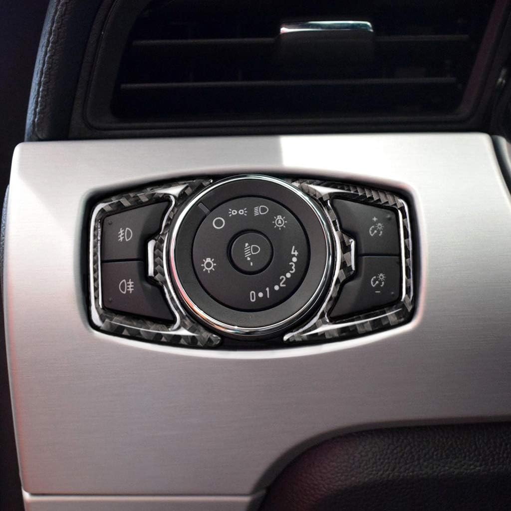 NVCNX Real Carbon Fiber Trim for Ford Mustang Interior Accessories image 5