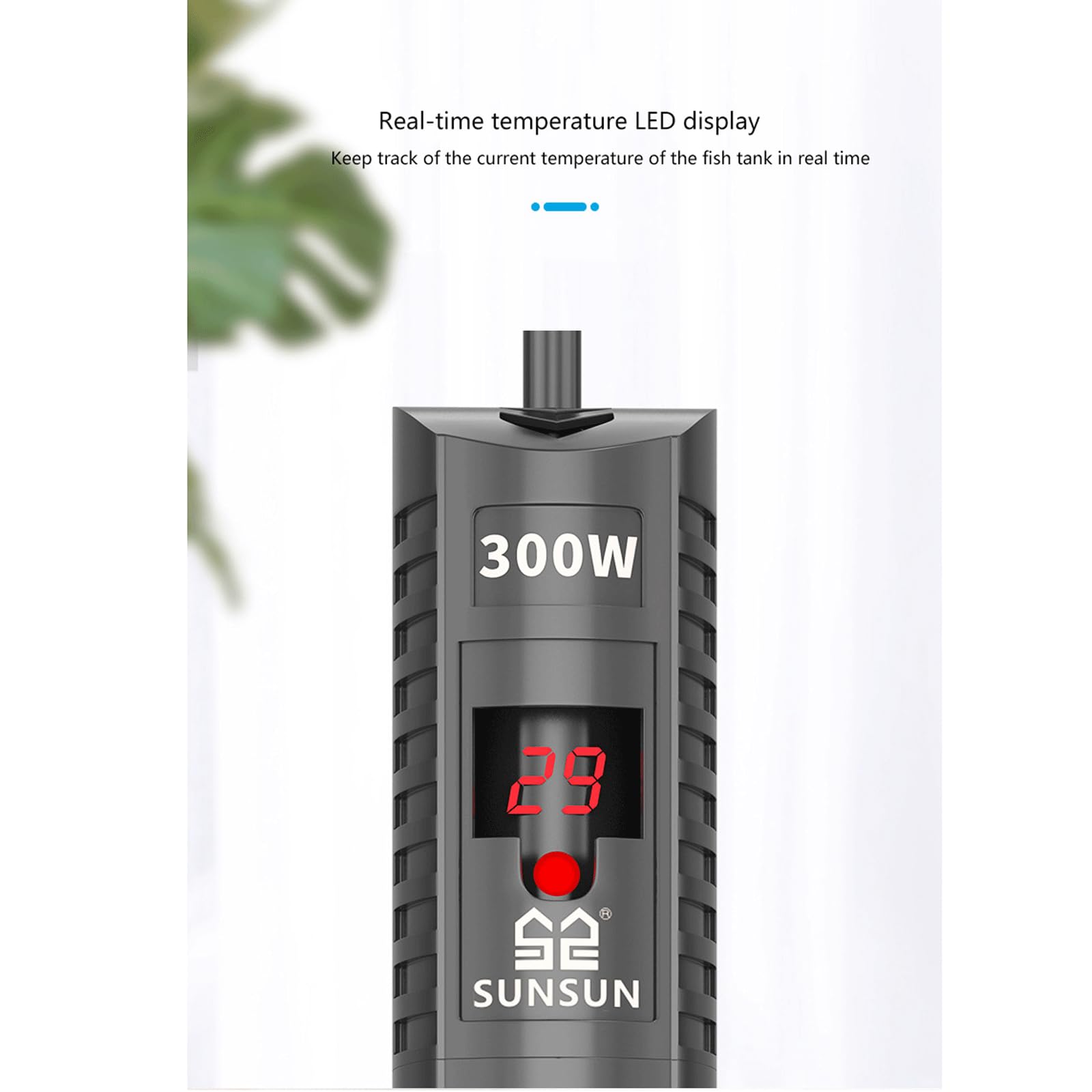 Asta di Riscaldamento per Acquario Vetro al Quarzo con Display Digitale Termostato Automatico per Acquario,50W