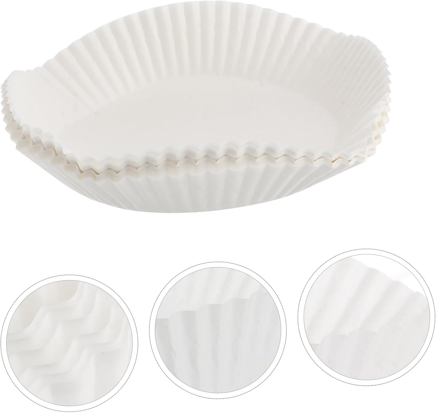 Disposable Baking Liners 50 Pcs Paper Oilproof Heat Resistant