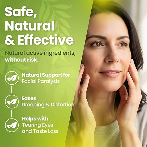 Miniatura 4 de Remedio natural para la parálisis facial ayuda con la parálisis de Bell, caída facial, lagrimeo de los ojos y pérdida del gusto  BM68, Pellets