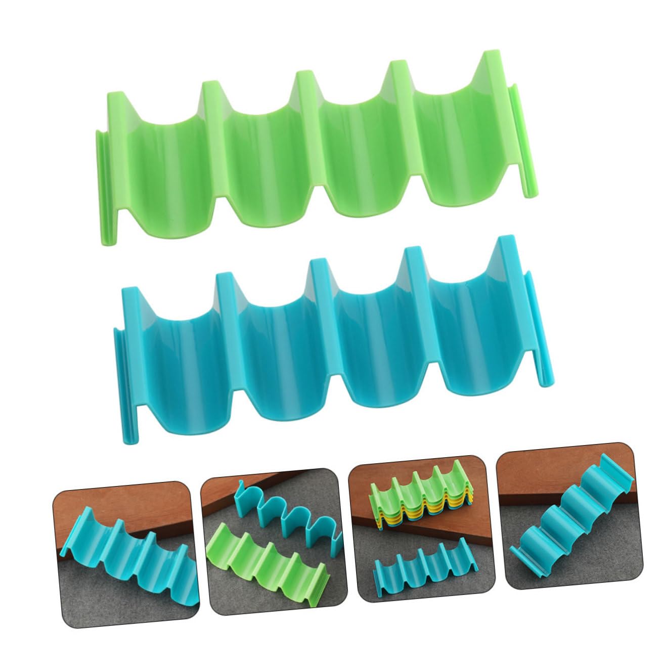 1 Set 2pcs Tortilla Stand Tortilla Rack Taco Rack Mexican Pancake Stand Mexican Pancake Rack Taco Holder Taco Stand