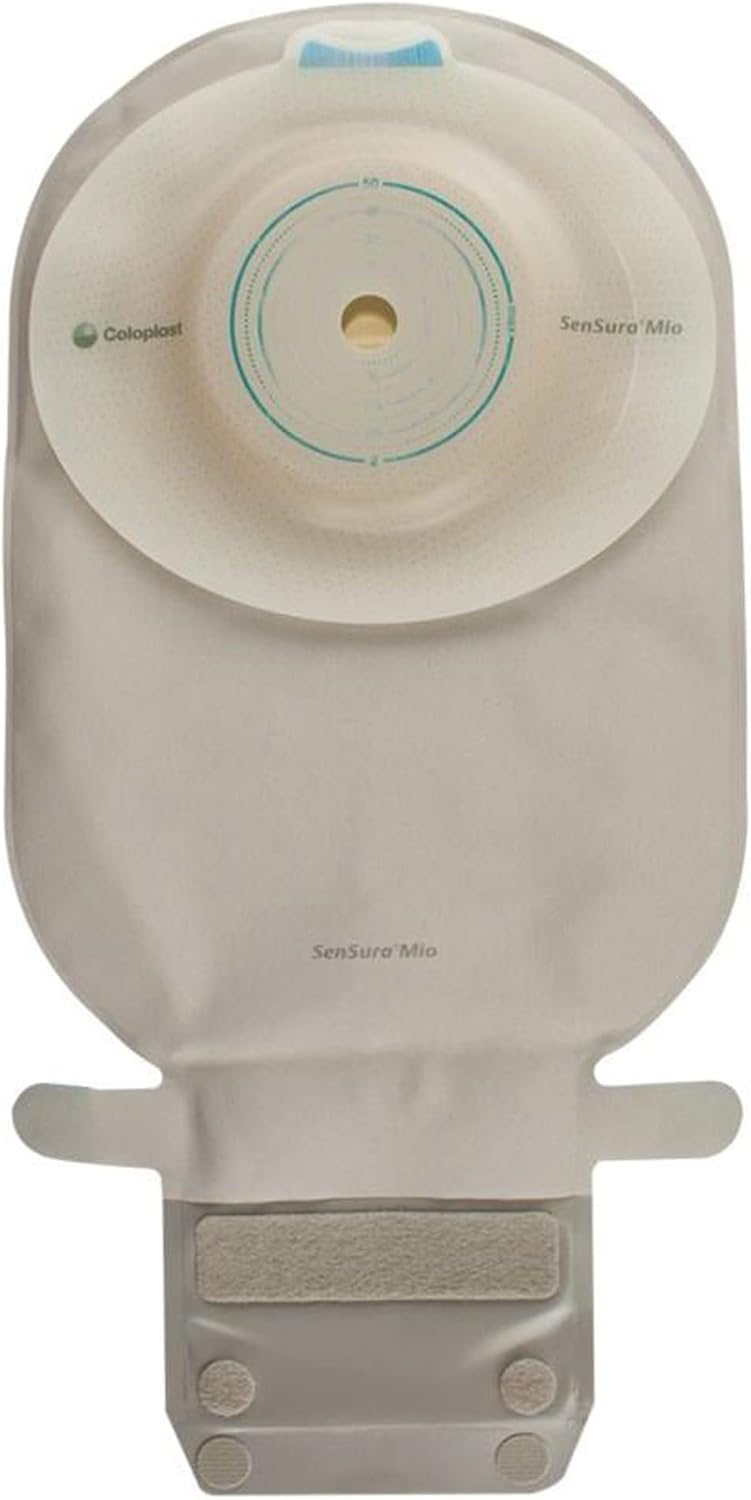 SenSura Mio Convex Ostomy Pouch Drainable 5/8 to 1-5/16" Stoma 11 Inch Length, Maxi 1pc System Opaque 16705, 10 Ct