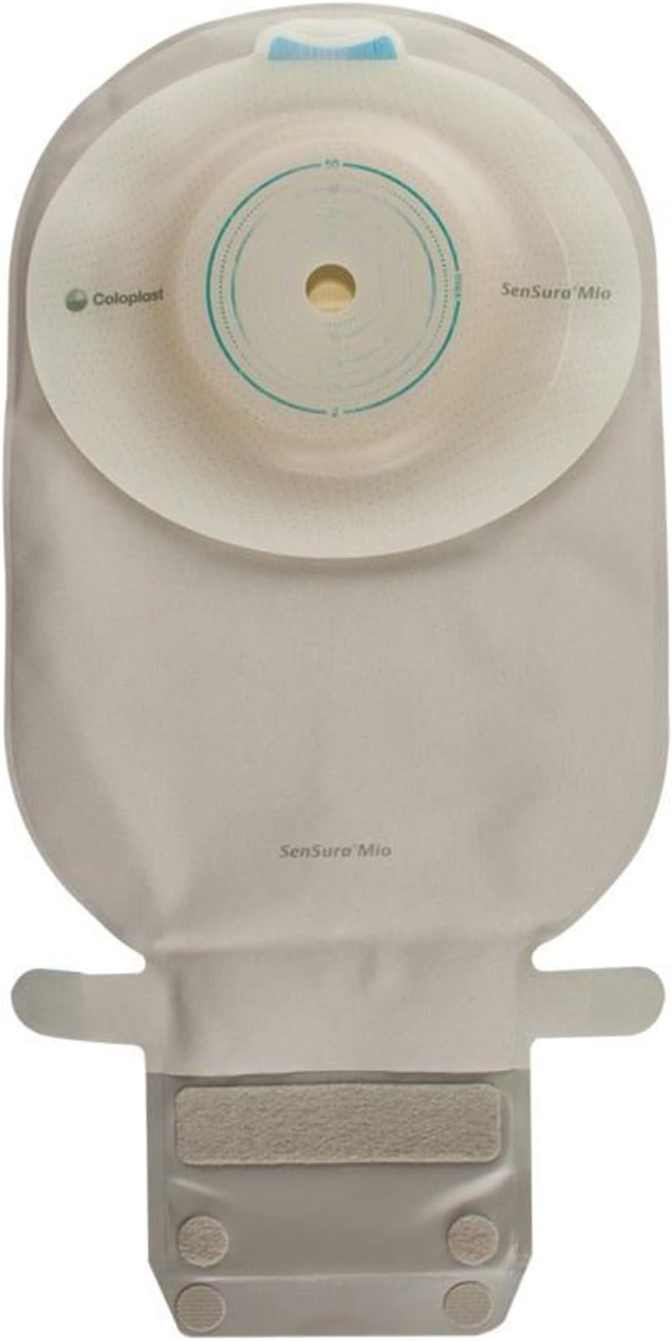 SenSura Mio Convex Coloplast 16705 Filtered Ostomy Pouch One-Piece System 11 Inch Length - Box of 10 (Opaque, 5/8 to 1-5/16 Inch Stoma)