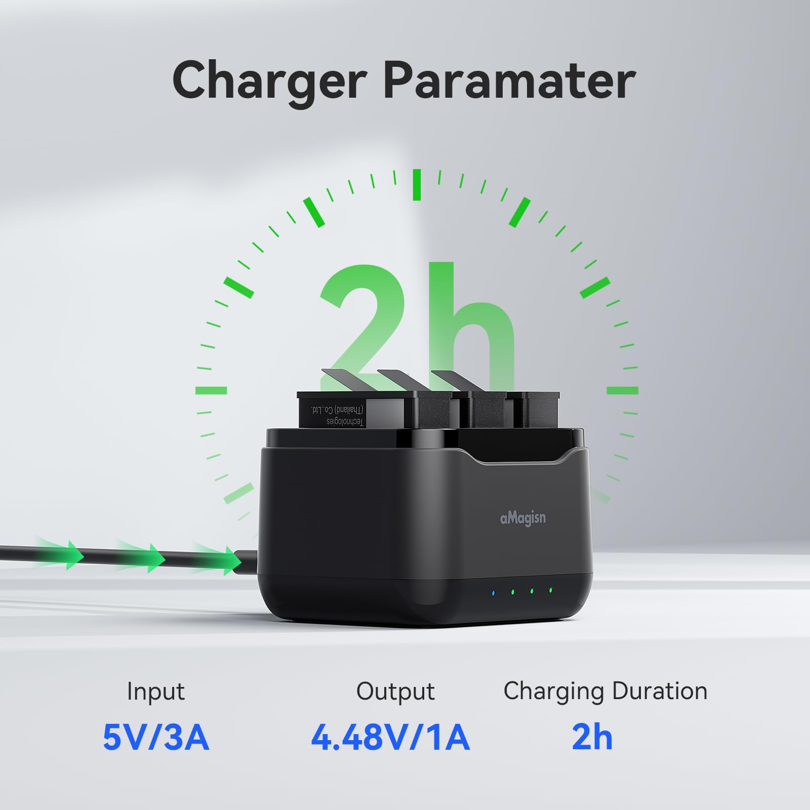 Dji Action Pro TELESIN Battery Charger Case For DJI Osmo Action