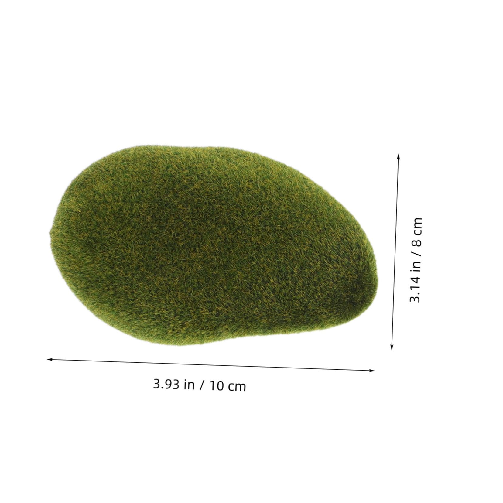 ULDIGI 6 Pack Fake Moss Rocks for DIY Sand Table Models Realistic Artificial Moss Stones for Crafting Centerpiece Decorations