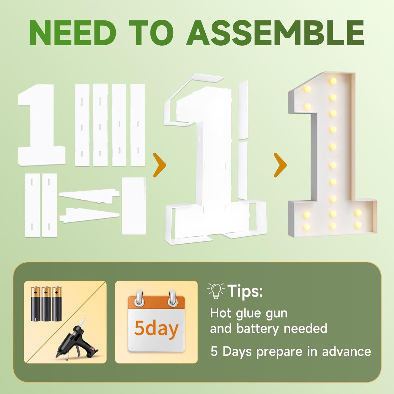 5FT Marquee Numbers 16, Happy 16th Birthday Decorations, Large 16 Light up Number for Sweet 16 Party Decorations Supplies, 16th Anniversary Party Decor