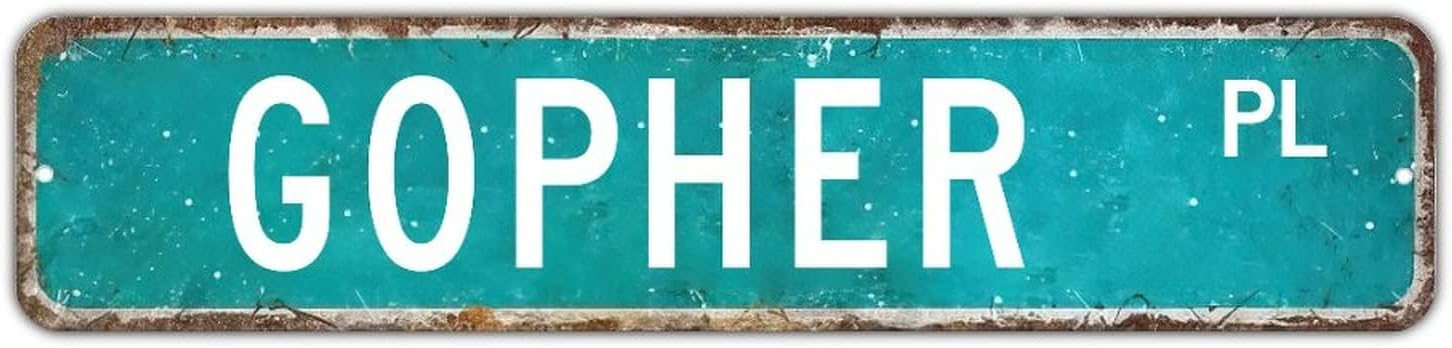 Amazon.com: BESTORLOVE Gopher Street Signs, Farmhouse 4